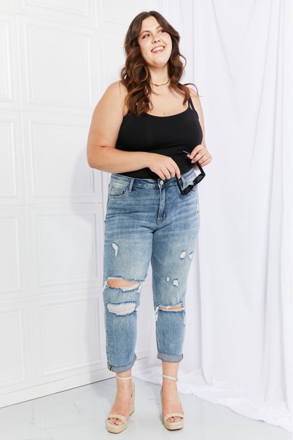 Vervet by Flying Monkey Let You Go Full Size Distressed Jeans - Image 9