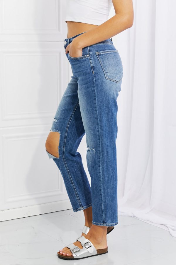 RISEN Full Size Emily High Rise Relaxed Jeans - Image 3