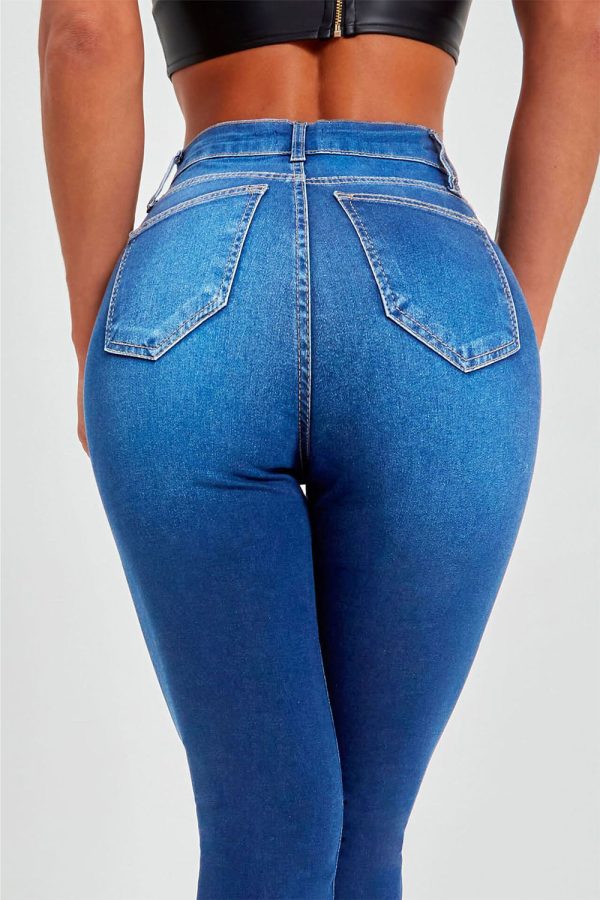Buttoned Skinny Jeans - Image 2