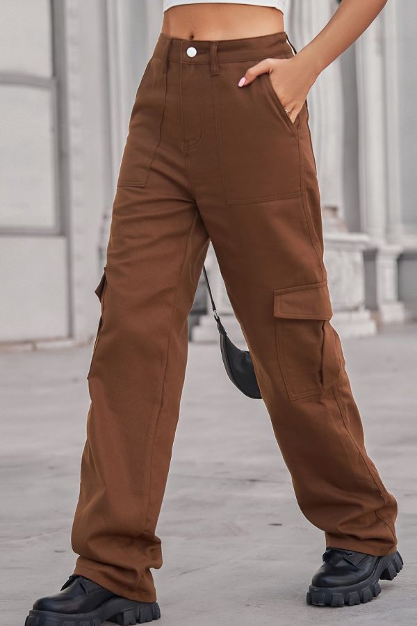 Baeful Long Straight Leg Jeans with Pockets - Image 10