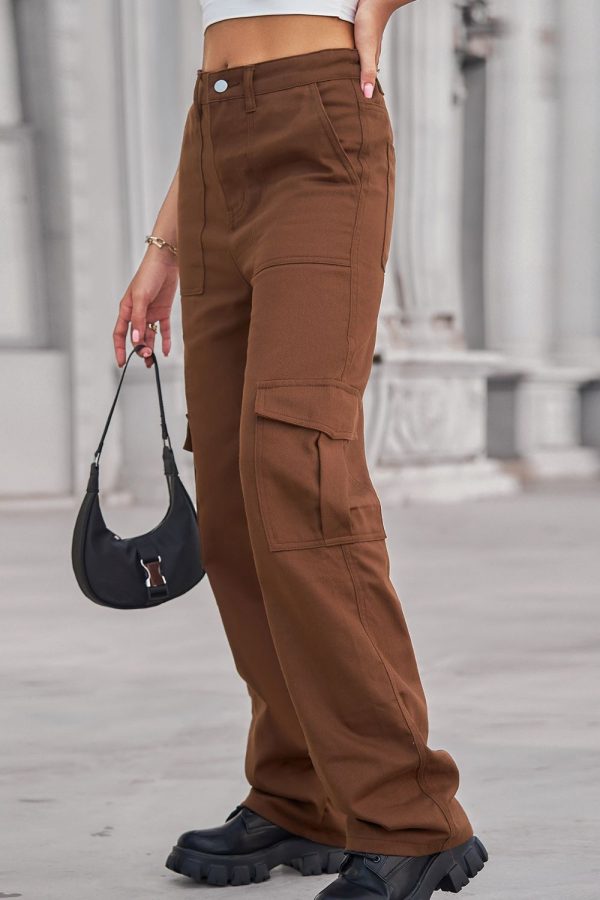 Baeful Long Straight Leg Jeans with Pockets - Image 11