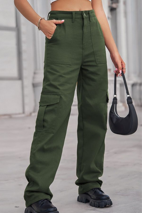 Baeful Long Straight Leg Jeans with Pockets - Image 13