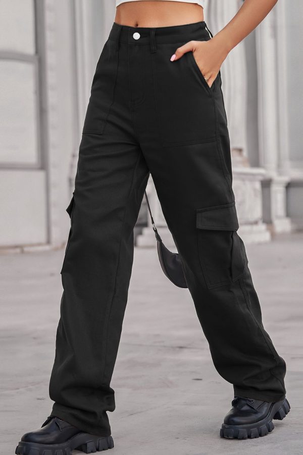 Baeful Long Straight Leg Jeans with Pockets - Image 17