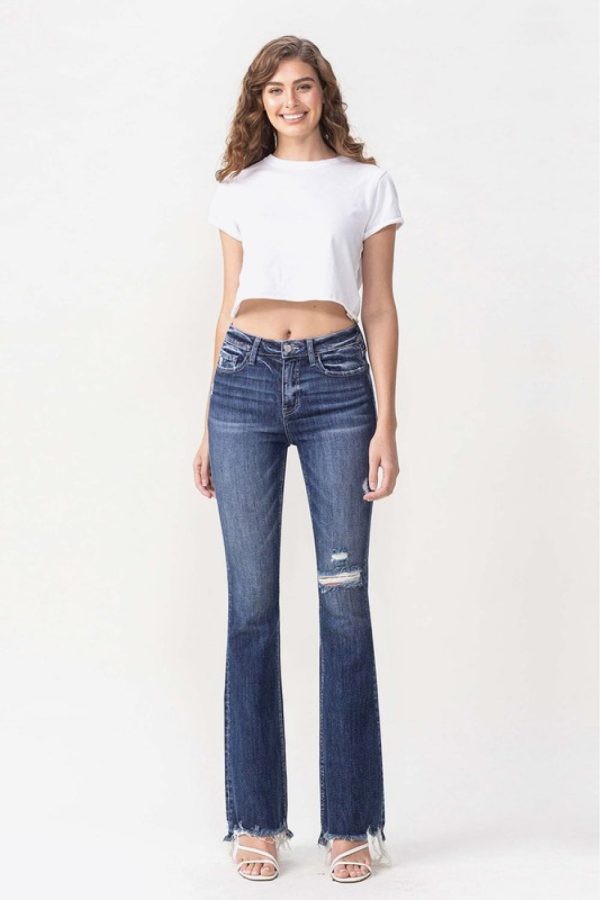 Vervet by Flying Monkey Luna Full Size High Rise Flare Jeans - Image 4