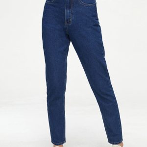 Buttoned Long Jeans
