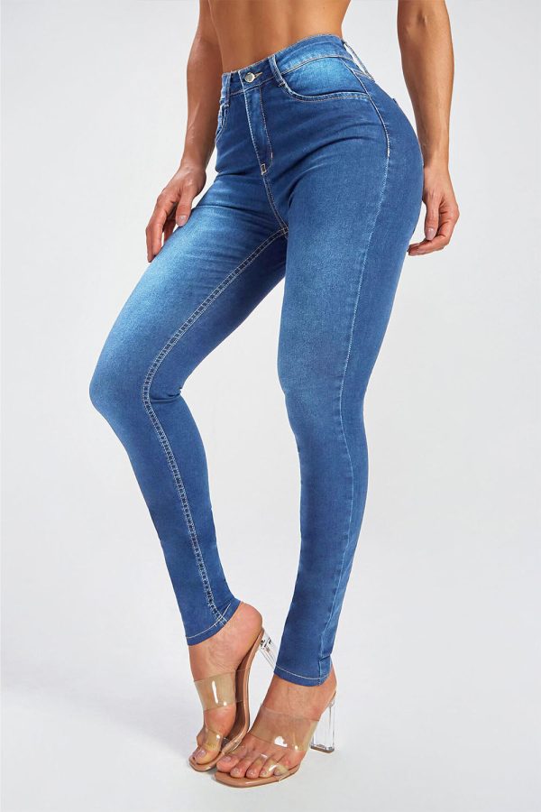 Buttoned Skinny Jeans - Image 3