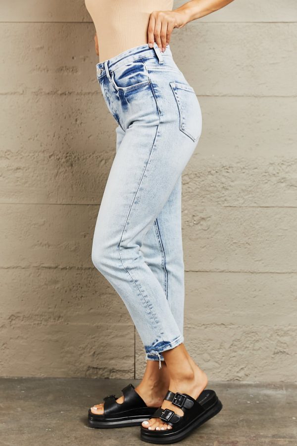BAYEAS High Waisted Accent Skinny Jeans - Image 3