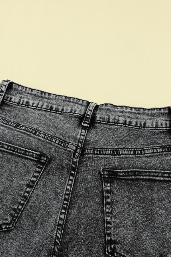Slit Flare Jeans - Image 6