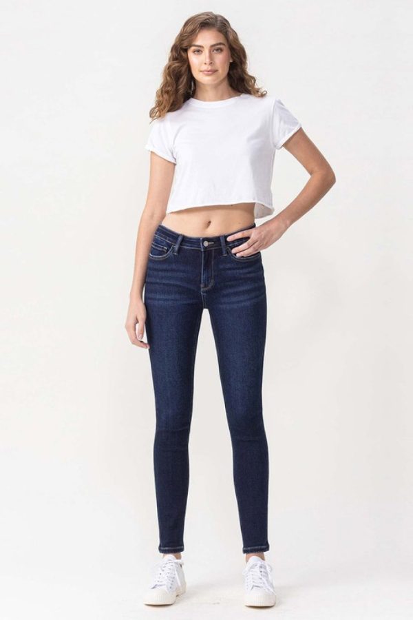 Vervet by Flying Monkey Sequoia Full Size Midrise Ankle Skinny Jeans - Image 4