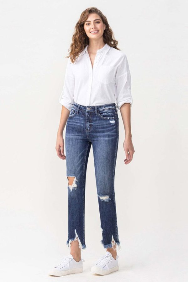 Lovervet Jackie Full Size High Rise Crop Straight Leg Jeans - Image 5