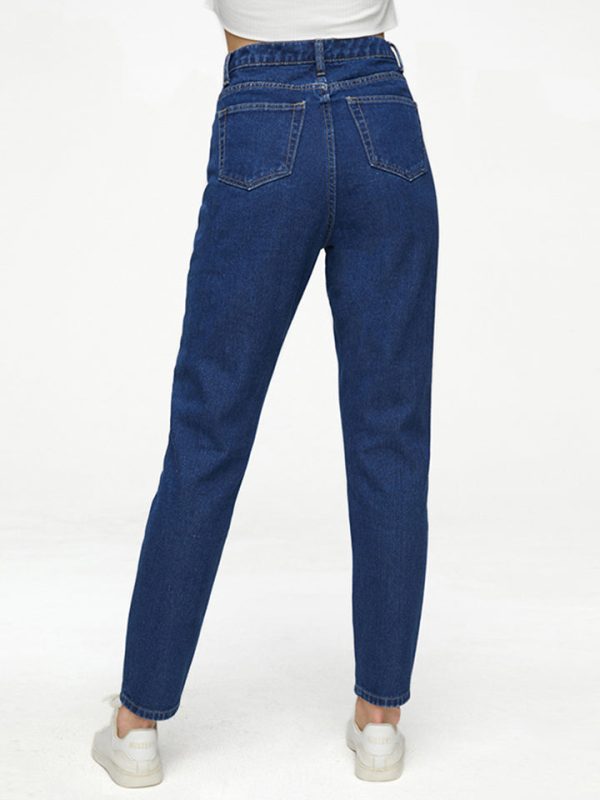 Buttoned Long Jeans - Image 2