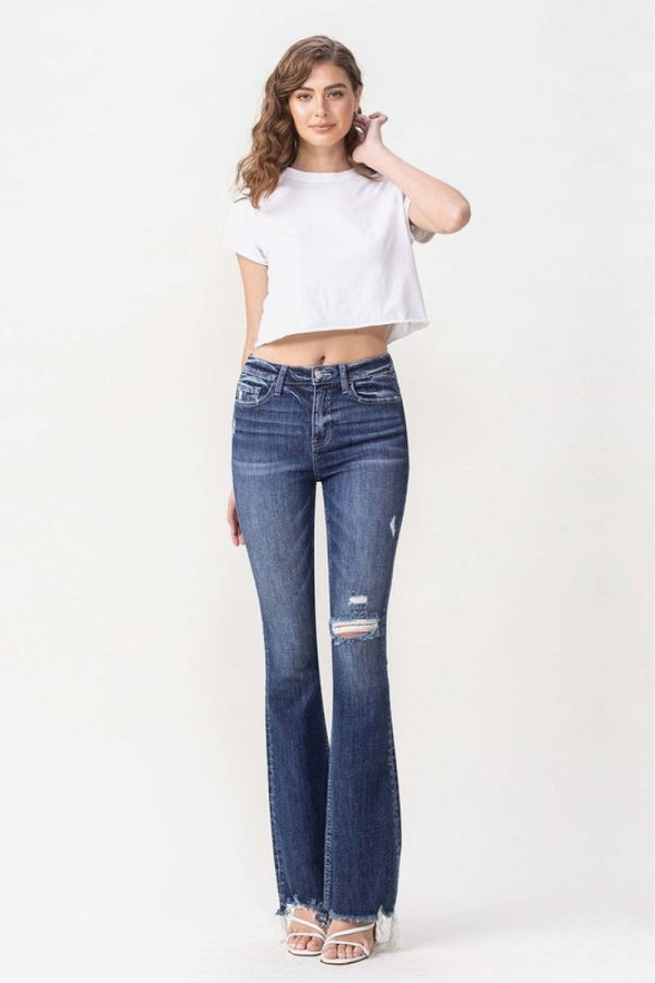 Vervet by Flying Monkey Luna Full Size High Rise Flare Jeans - Image 3