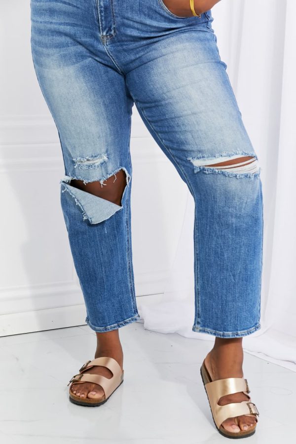 RISEN Full Size Emily High Rise Relaxed Jeans - Image 8