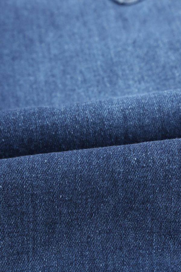 Baeful High-Rise Distressed Hem Detail Jeans - Image 9
