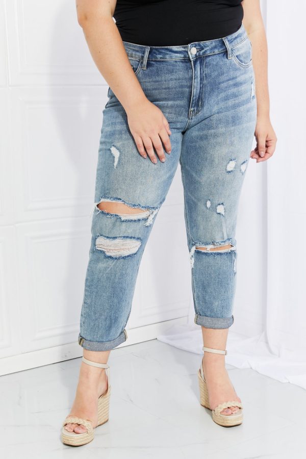 Vervet by Flying Monkey Let You Go Full Size Distressed Jeans - Image 6