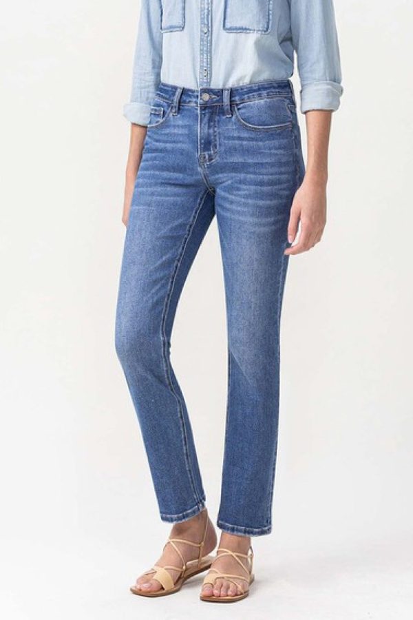 Lovervet Full Size Maggie Midrise Slim Ankle Straight Jeans - Image 3
