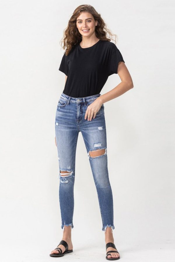 Lovervet Juliana Full Size High Rise Distressed Skinny Jeans - Image 4