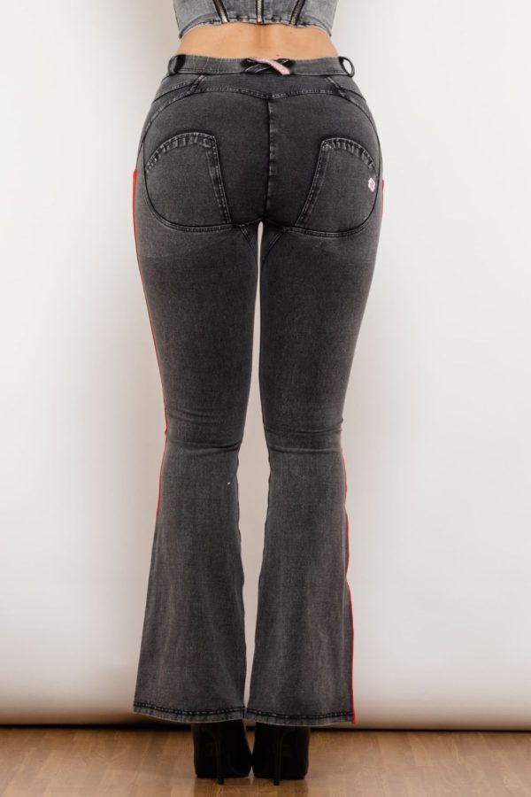 Side Stripe Bootcut Jeans - Image 8