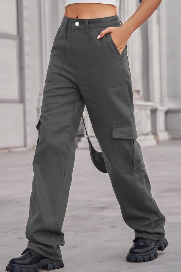 Baeful Long Straight Leg Jeans with Pockets - Image 20