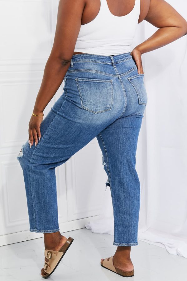 RISEN Full Size Emily High Rise Relaxed Jeans - Image 6