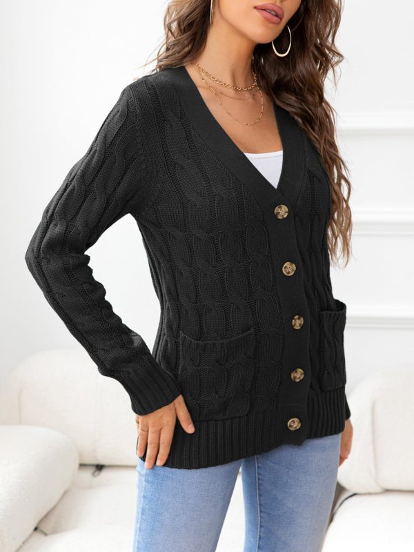 Button Down Cable-Knit Cardigan - Image 14