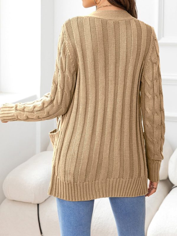 Button Down Cable-Knit Cardigan - Image 27