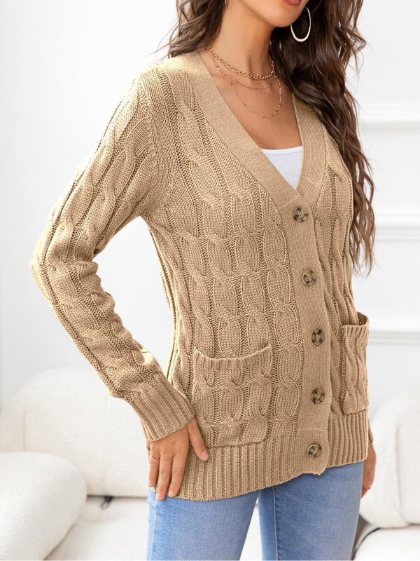 Button Down Cable-Knit Cardigan - Image 26