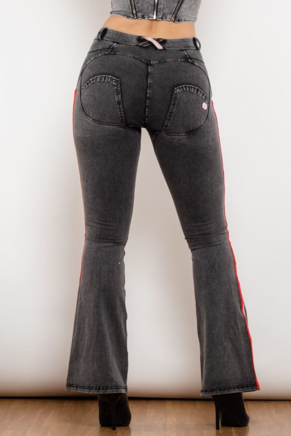 Side Stripe Bootcut Jeans - Image 7
