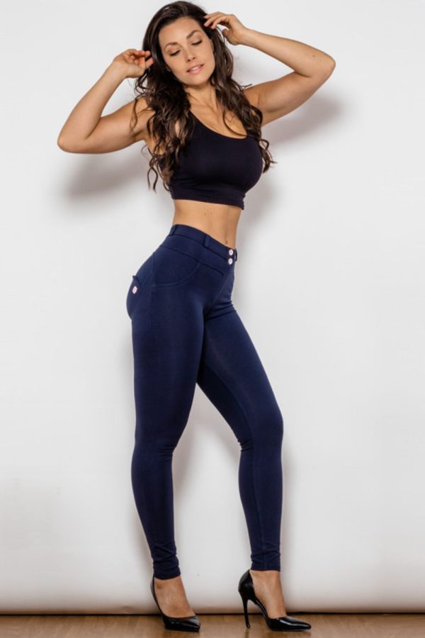 Baeful Buttoned Skinny Long Jeans - Image 7