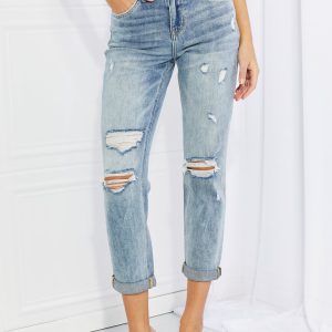 Vervet by Flying Monkey Let You Go Full Size Distressed Jeans