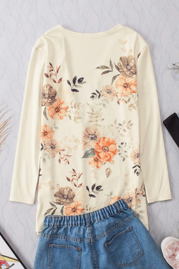 Stylish Batwing Sleeve Lightweight Printed Cardigan - Image 12