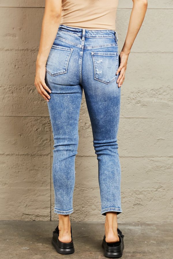 BAYEAS Mid Rise Distressed Skinny Jeans - Image 2