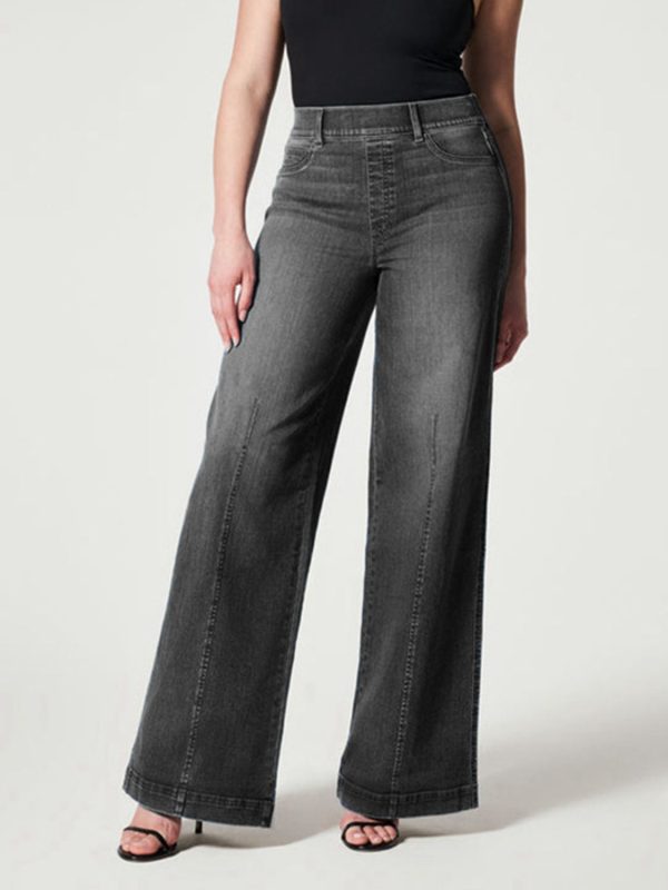 Wide Leg Long Jeans - Image 7