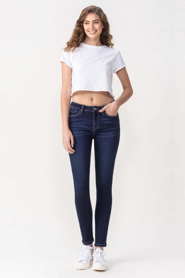 Vervet by Flying Monkey Sequoia Full Size Midrise Ankle Skinny Jeans - Image 5