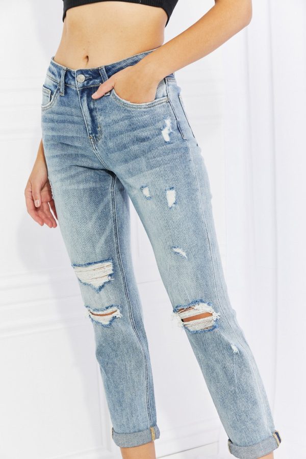 Vervet by Flying Monkey Let You Go Full Size Distressed Jeans - Image 5