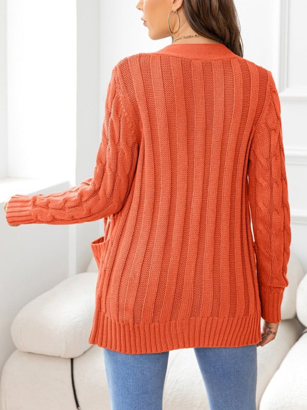 Button Down Cable-Knit Cardigan - Image 12