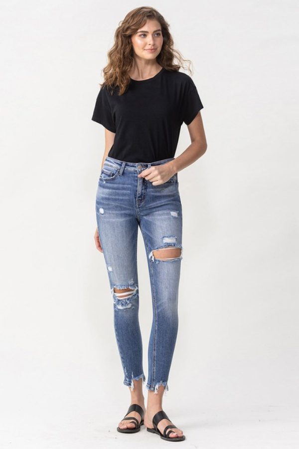 Lovervet Juliana Full Size High Rise Distressed Skinny Jeans - Image 5