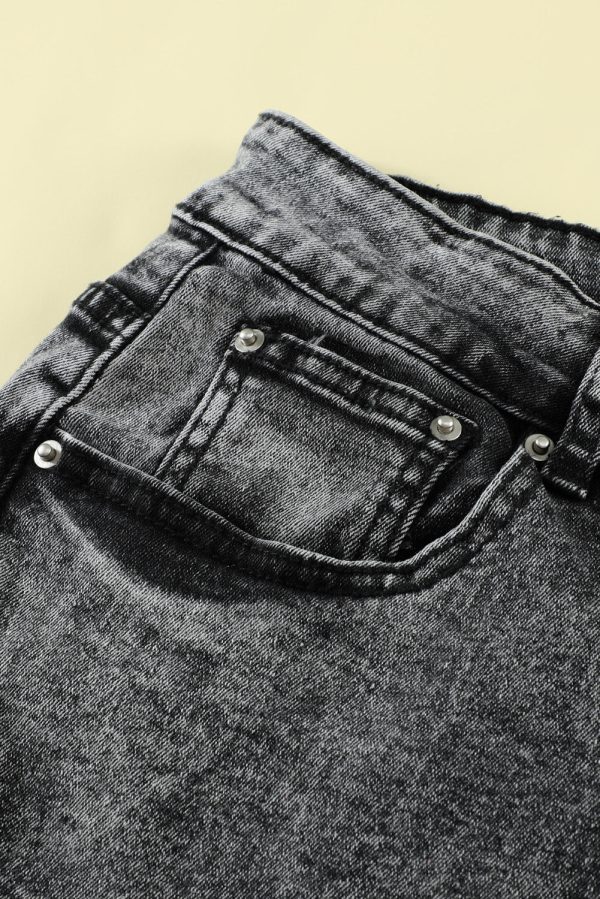 Slit Flare Jeans - Image 4