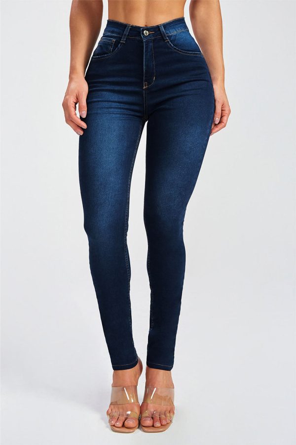 Buttoned Skinny Jeans - Image 5