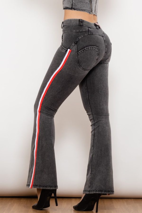 Side Stripe Bootcut Jeans - Image 5