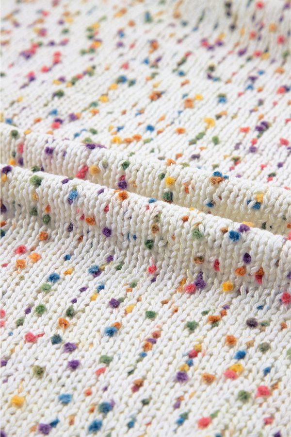 Crochet Loose Long Sleeve Knitted Sweater Cardigan - Image 47