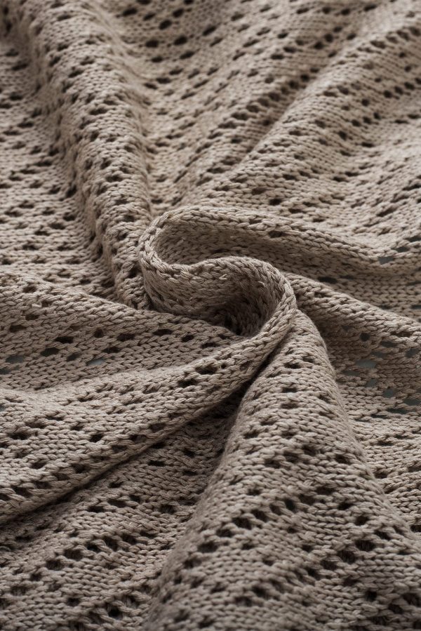 Crochet Loose Long Sleeve Knitted Sweater Cardigan - Image 25