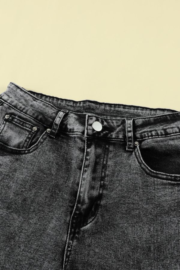 Slit Flare Jeans - Image 3