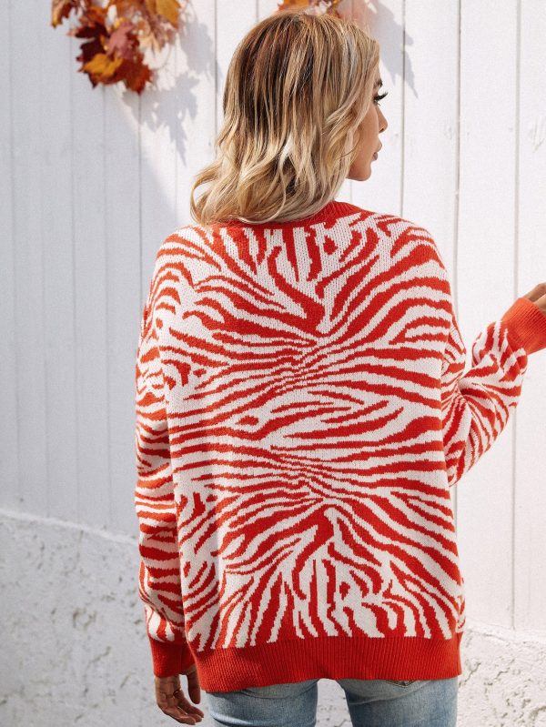Woven Right Zebra Print Button Down Cardigan - Image 6