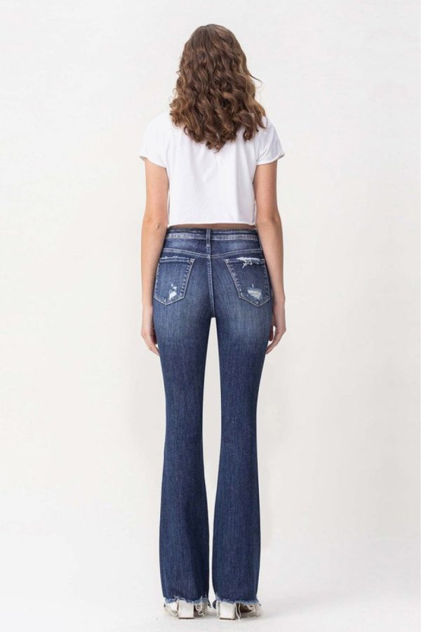 Vervet by Flying Monkey Luna Full Size High Rise Flare Jeans - Image 6
