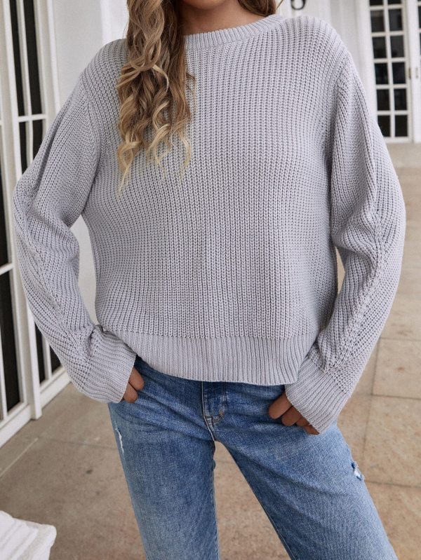Double Take Button Down Rib-Knit Reversible Sweater - Image 15