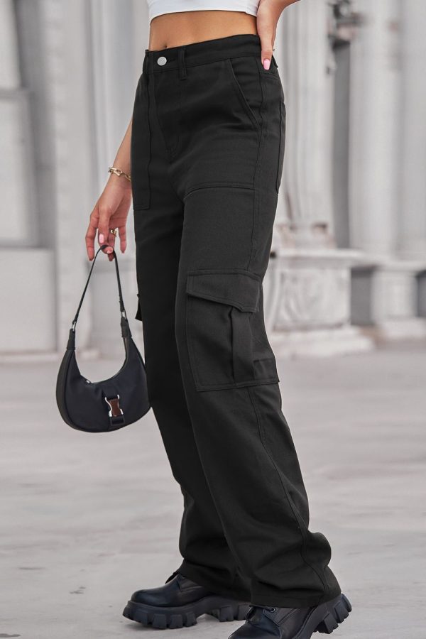 Baeful Long Straight Leg Jeans with Pockets - Image 18