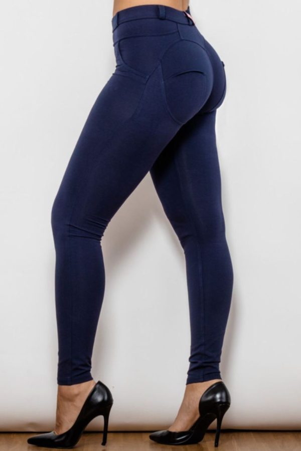 Baeful Buttoned Skinny Long Jeans - Image 5