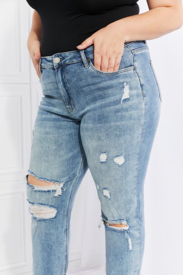 Vervet by Flying Monkey Let You Go Full Size Distressed Jeans - Image 10