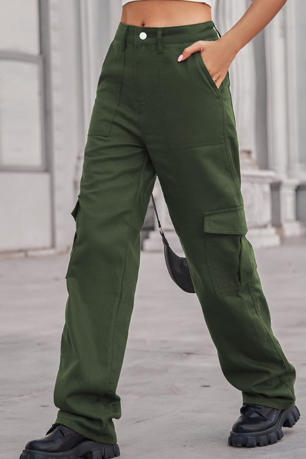 Baeful Long Straight Leg Jeans with Pockets - Image 14